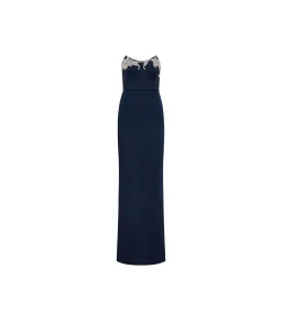 Rebecca Vallance Lessa Strapless Gown Navy Size 8 for rent on The Volte - image 3