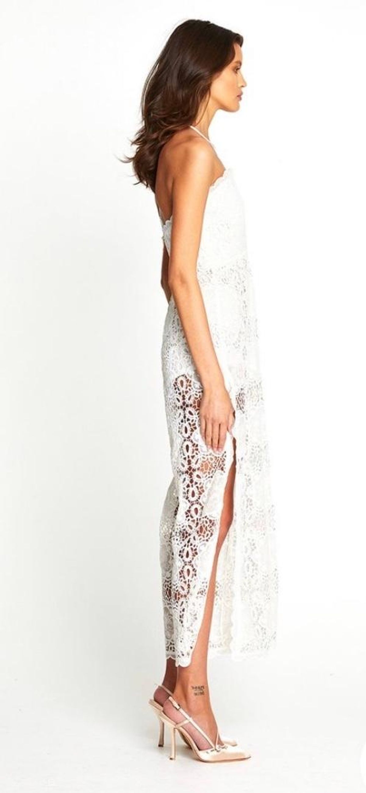 Alice McCall Diamond Veins Jumpsuit in Porcelain in Size 6 - Image 3