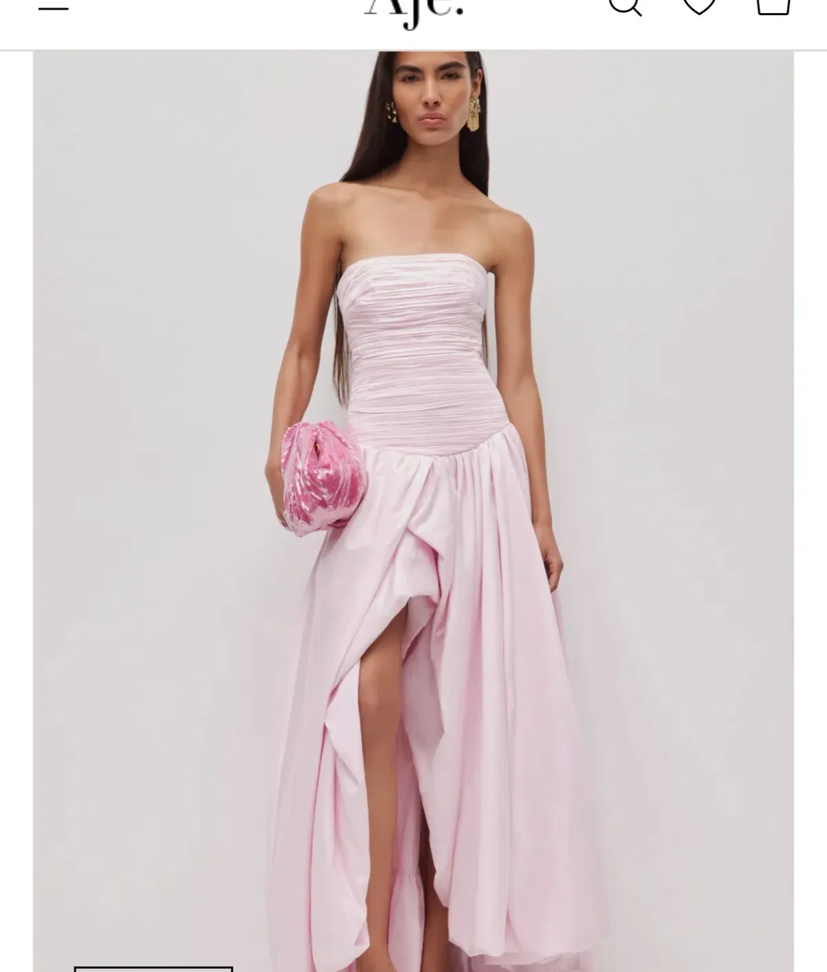 Violetta bubble hem maxi dress  - Image 2