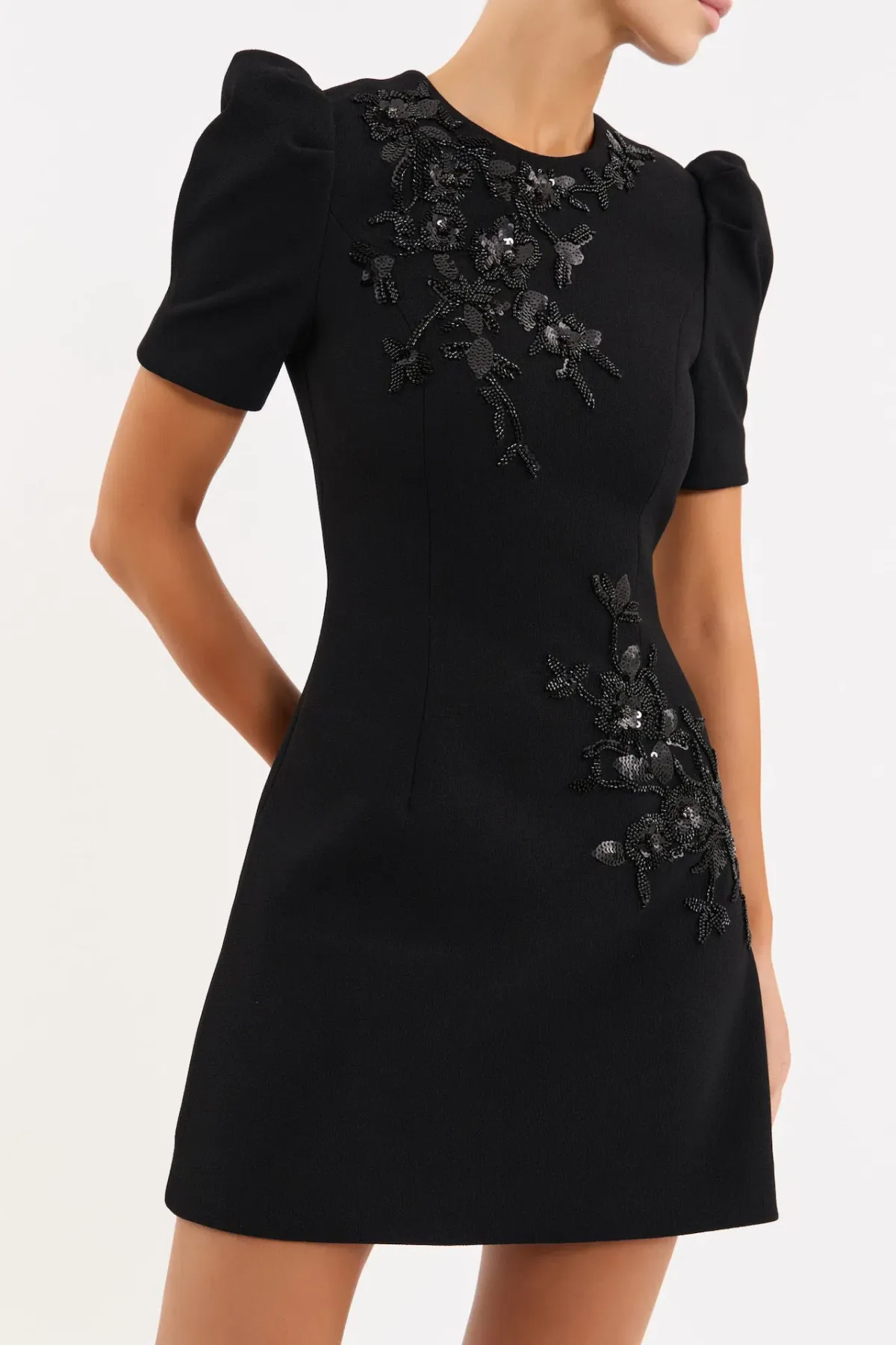 Rebecca Vallance Livia Mini Dress in Black Size 12 - Image 2