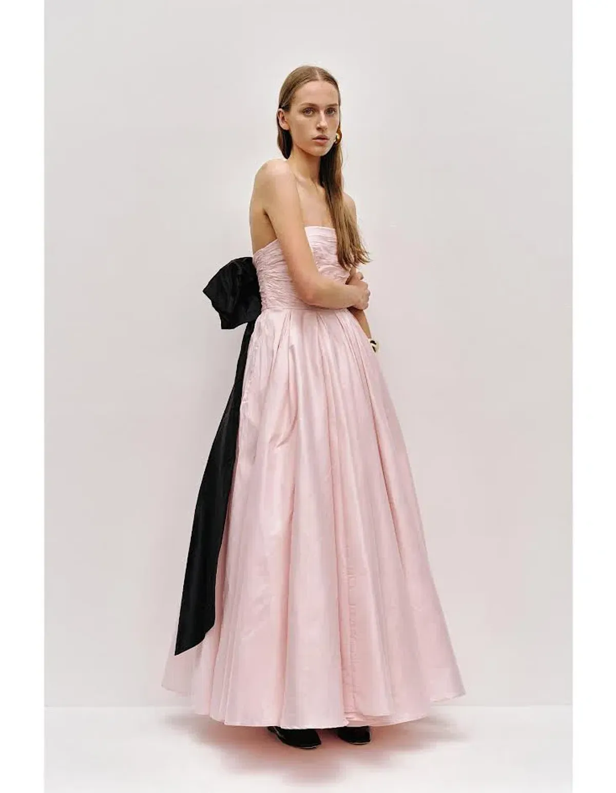 💕 New AJE Thea Bow Gown in Pink Tint & Black- Size 12 AU 💕 - Image 7