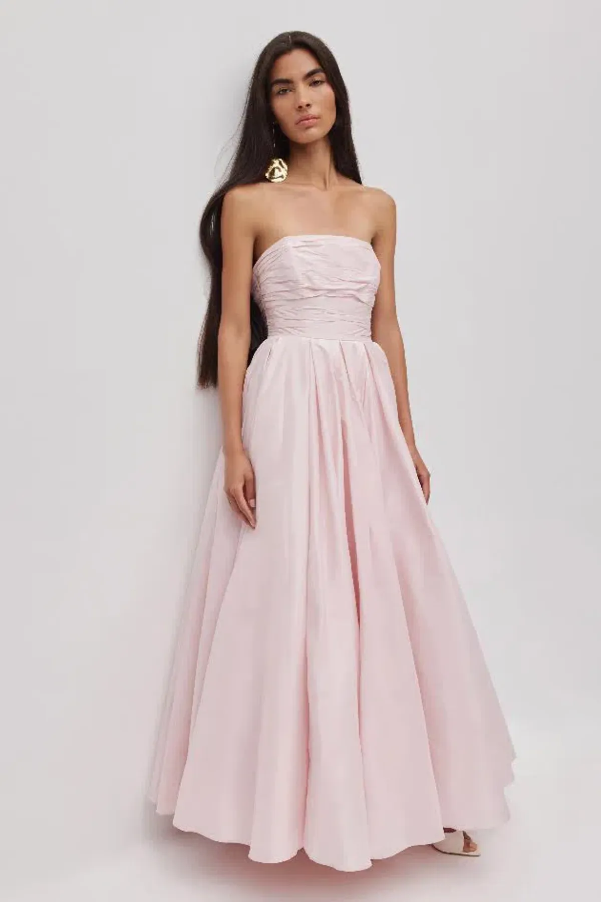 💕 New AJE Thea Bow Gown in Pink Tint & Black- Size 12 AU 💕 - Image 3