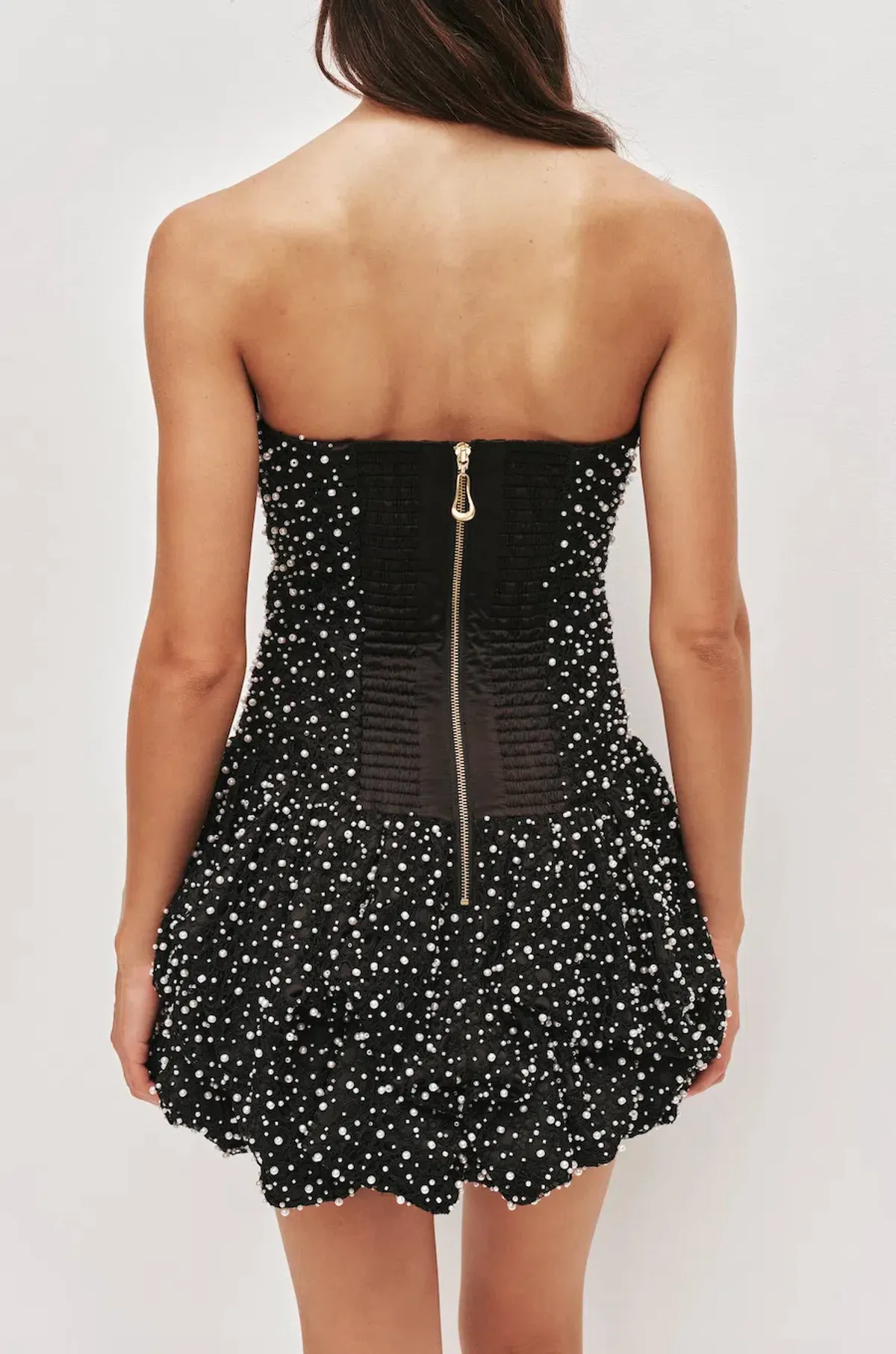REGINA PEARL MINI DRESS | SIZE 6 - Image 5