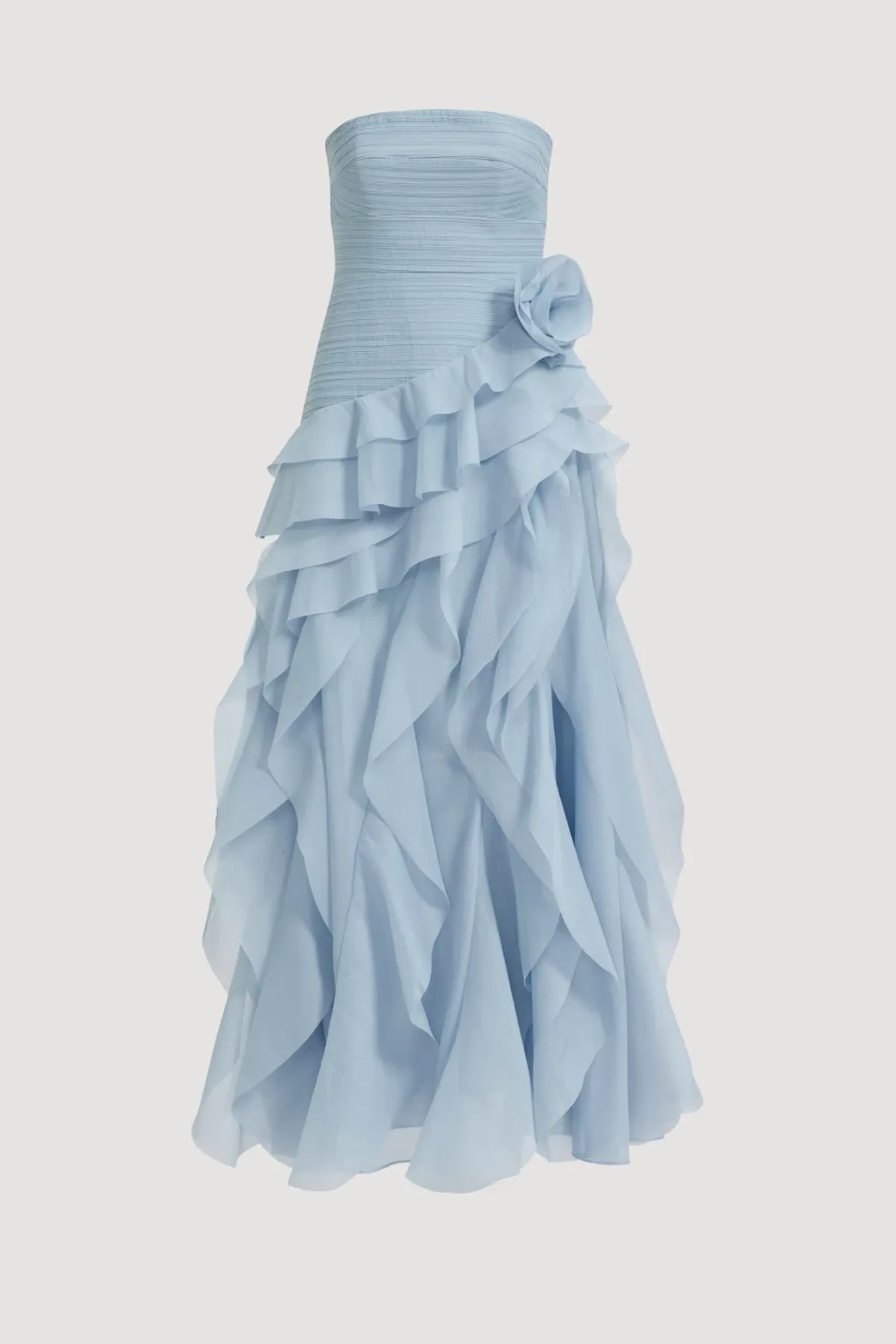 Aje Canyon Maxi Gown in Cloud Blue Size 10 - Image 4
