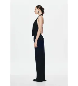 Misha Vanessa Jersey Maxi Dress in Black Size XXS/AU4 for rent on The Volte - image 3