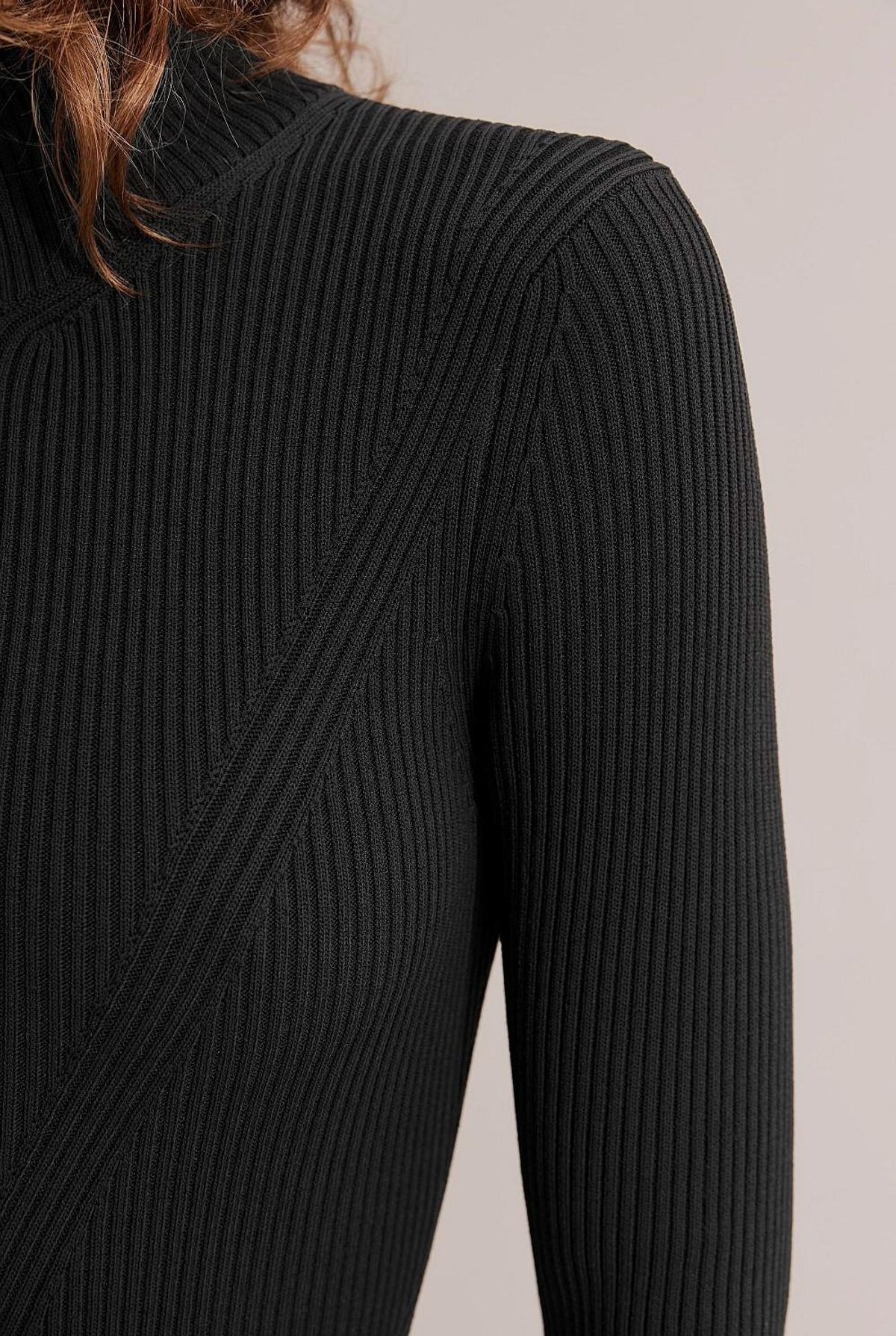 Split Front Knit Dress - Image 2