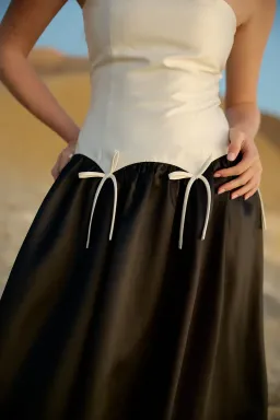 Aston Studio MARGUERITE GOWN NERO ANTIQUE for rent on The Volte - image 2