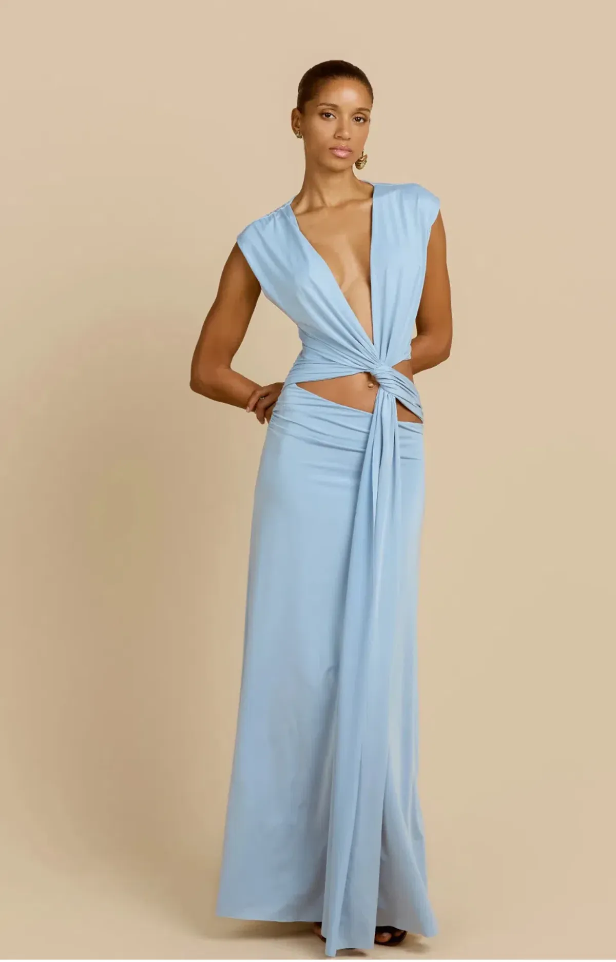 Arcina Ori Jade Dress Sky Blue Size 8 - Image 1