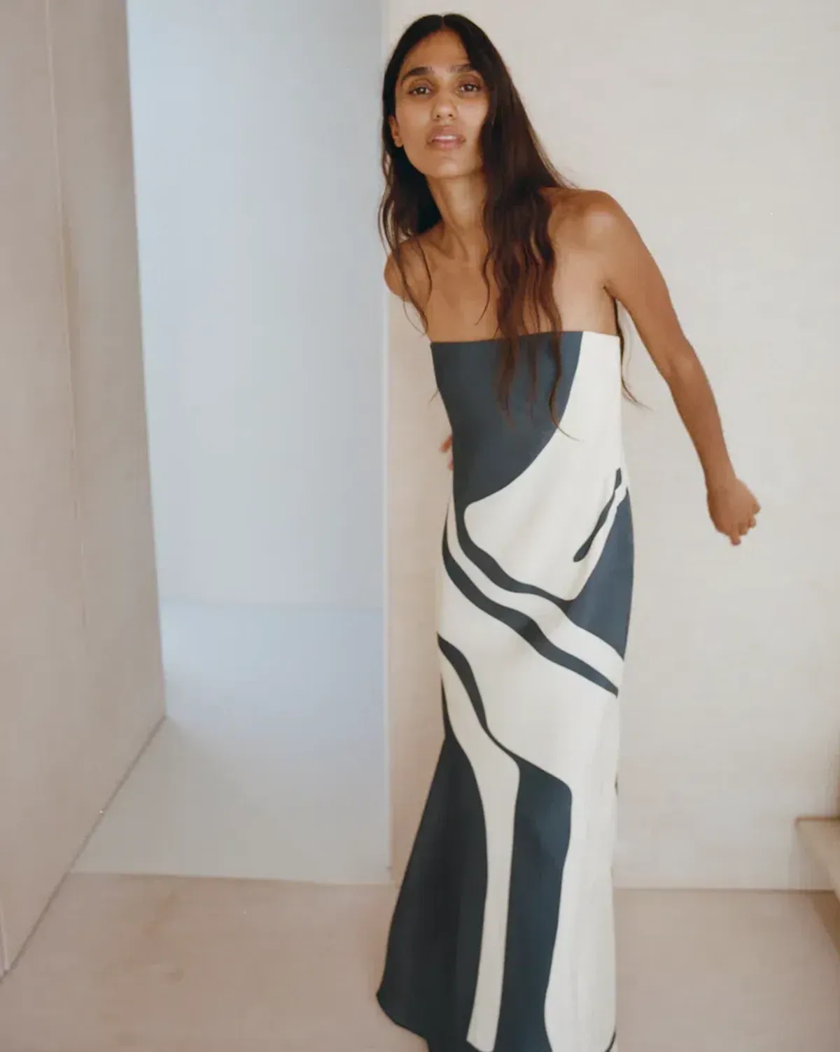 SIR Lilou Strapless Dress - Image 4