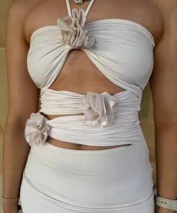 MAYGEL CORONEL VERANERA DRESS WHITE for rent on The Volte - image 3