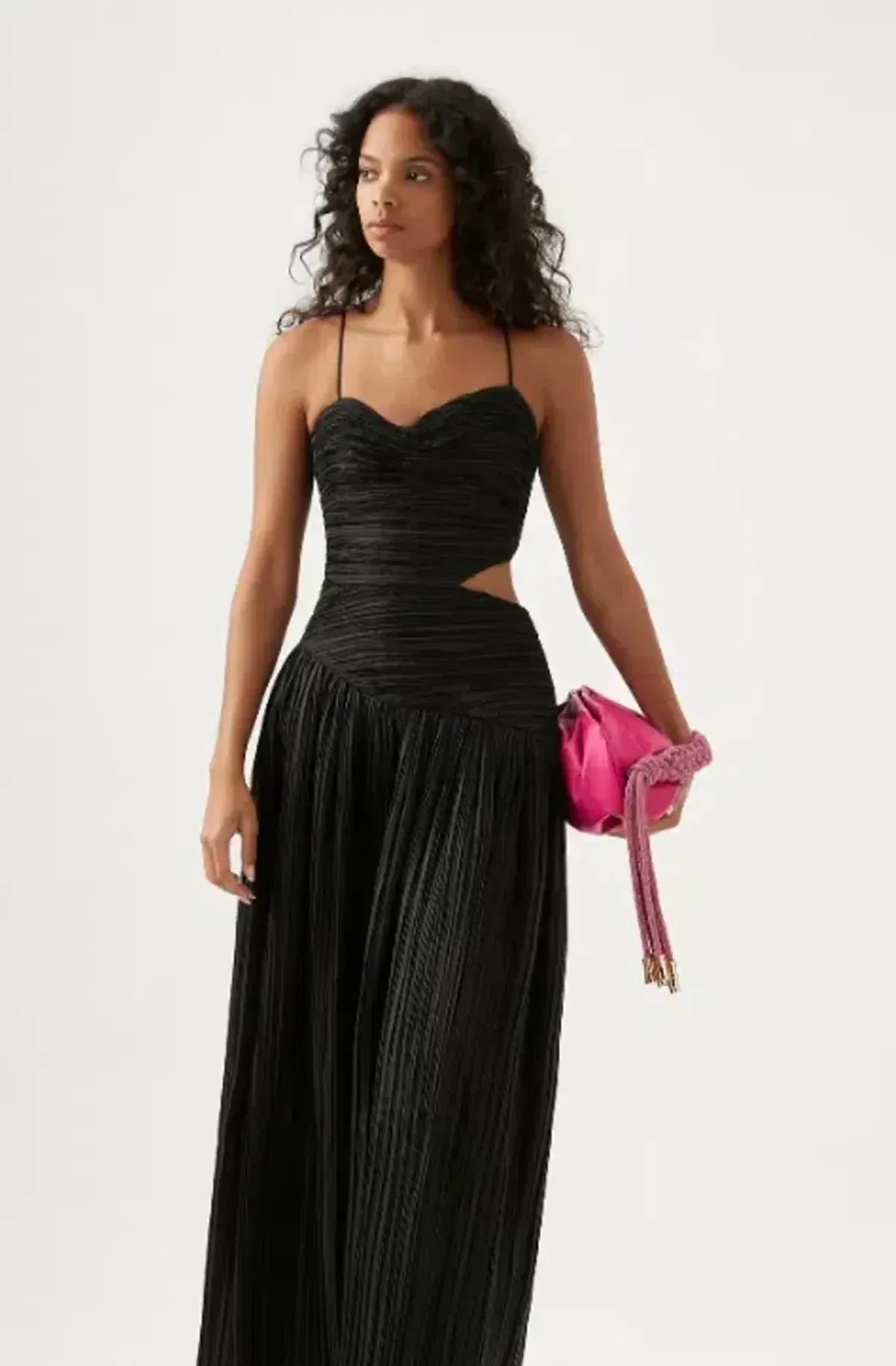 Aje Laurier Wave Maxi Dress black size 10 - Image 6