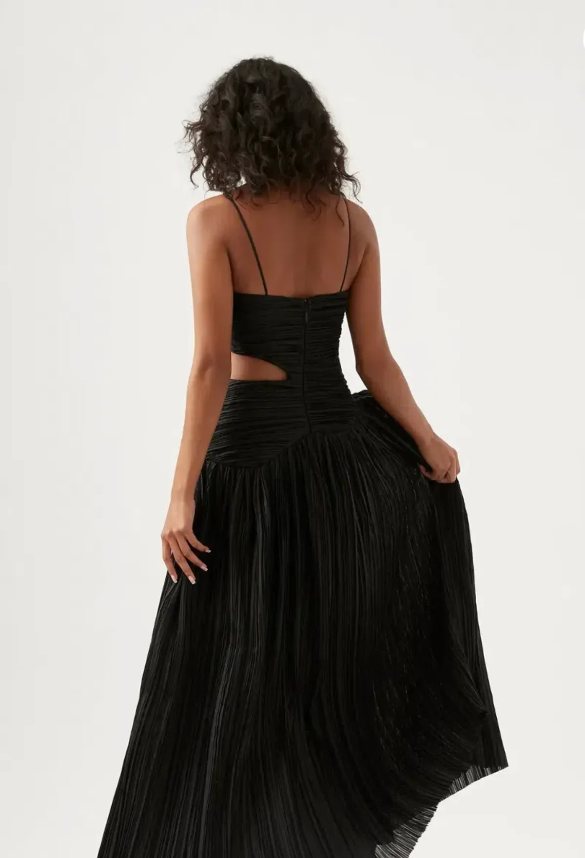 Aje Laurier Wave Maxi Dress black size 10 - Image 8