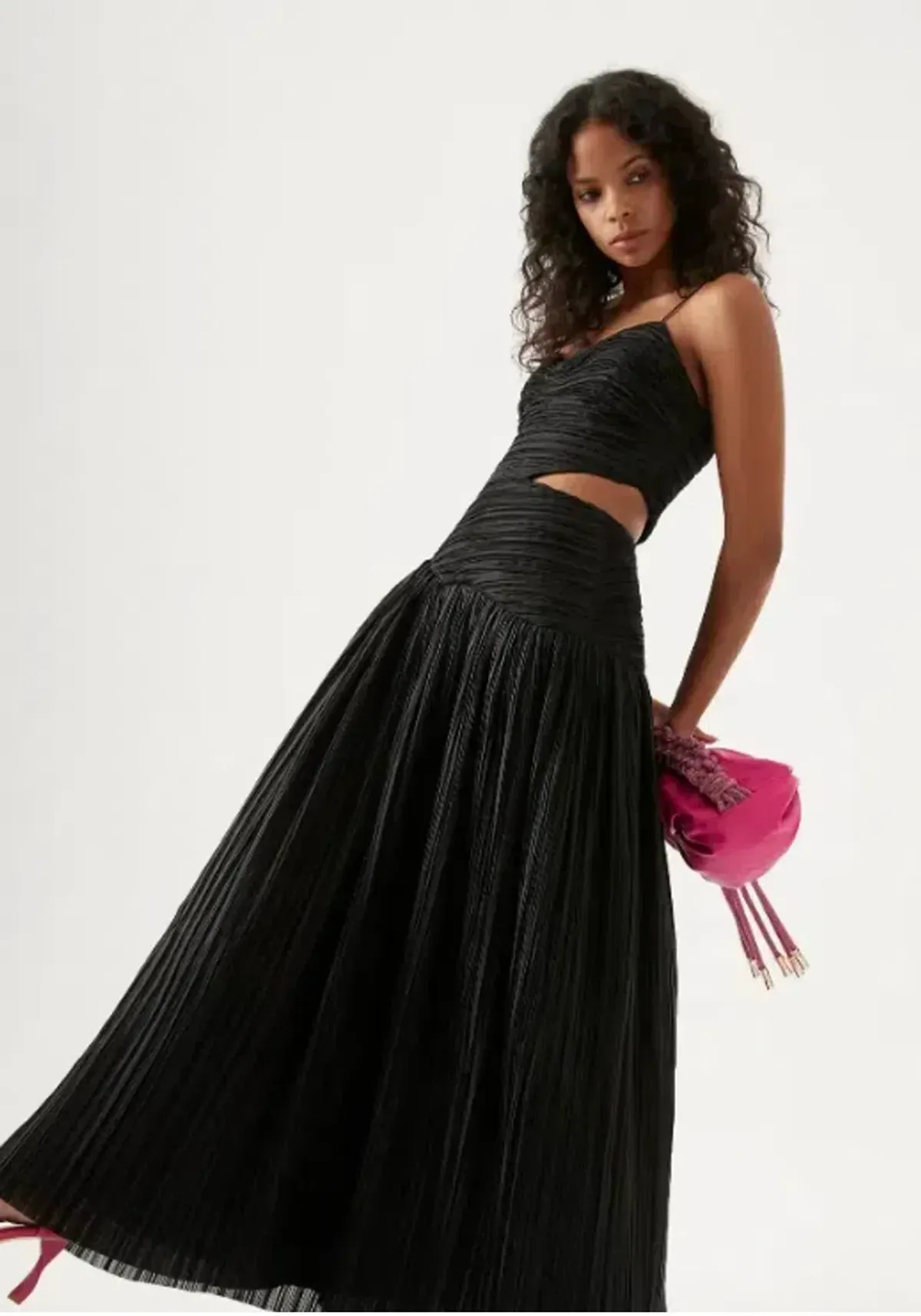 Aje Laurier Wave Maxi Dress black size 10 - Image 7