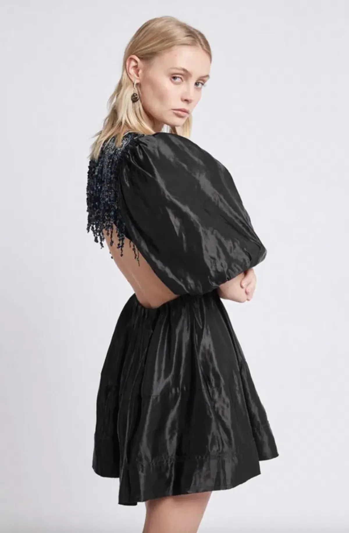 Aje Relic Beaded Dress Black Size 12 - Image 2