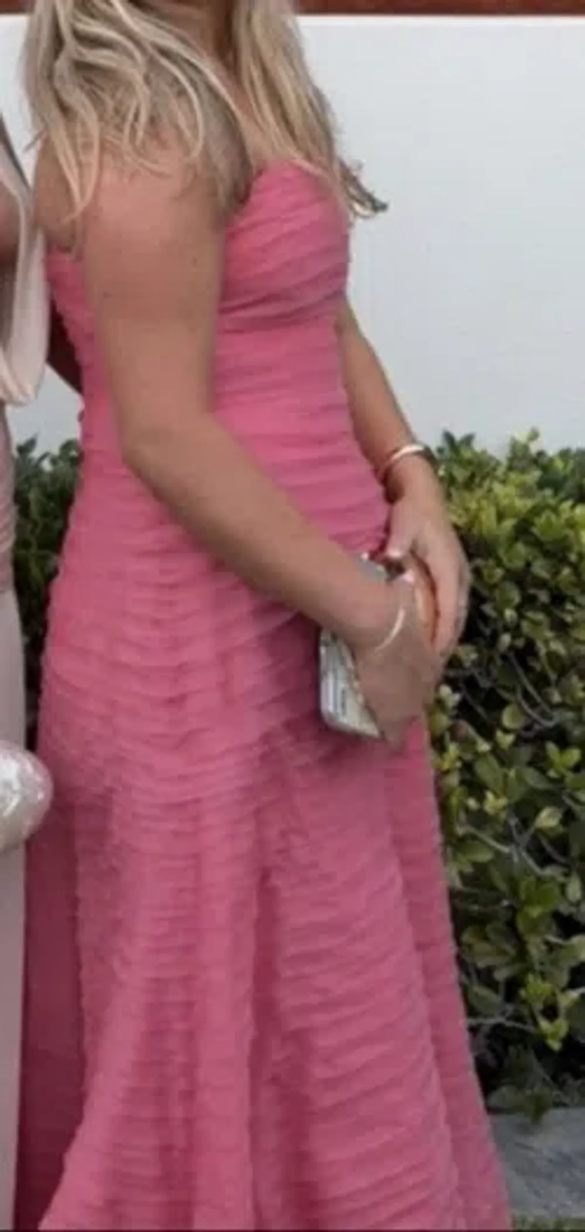 Aje Soundscape Maxi Dress Guava Pink 14 - Image 4