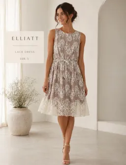 Elliatt Lace overlay Dress (Small) for rent on The Volte - image 1