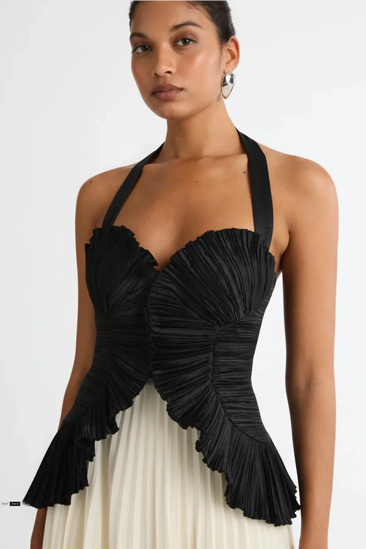 Sheike SORAYA MAXI DRESS Black & White size 10 - Image 2