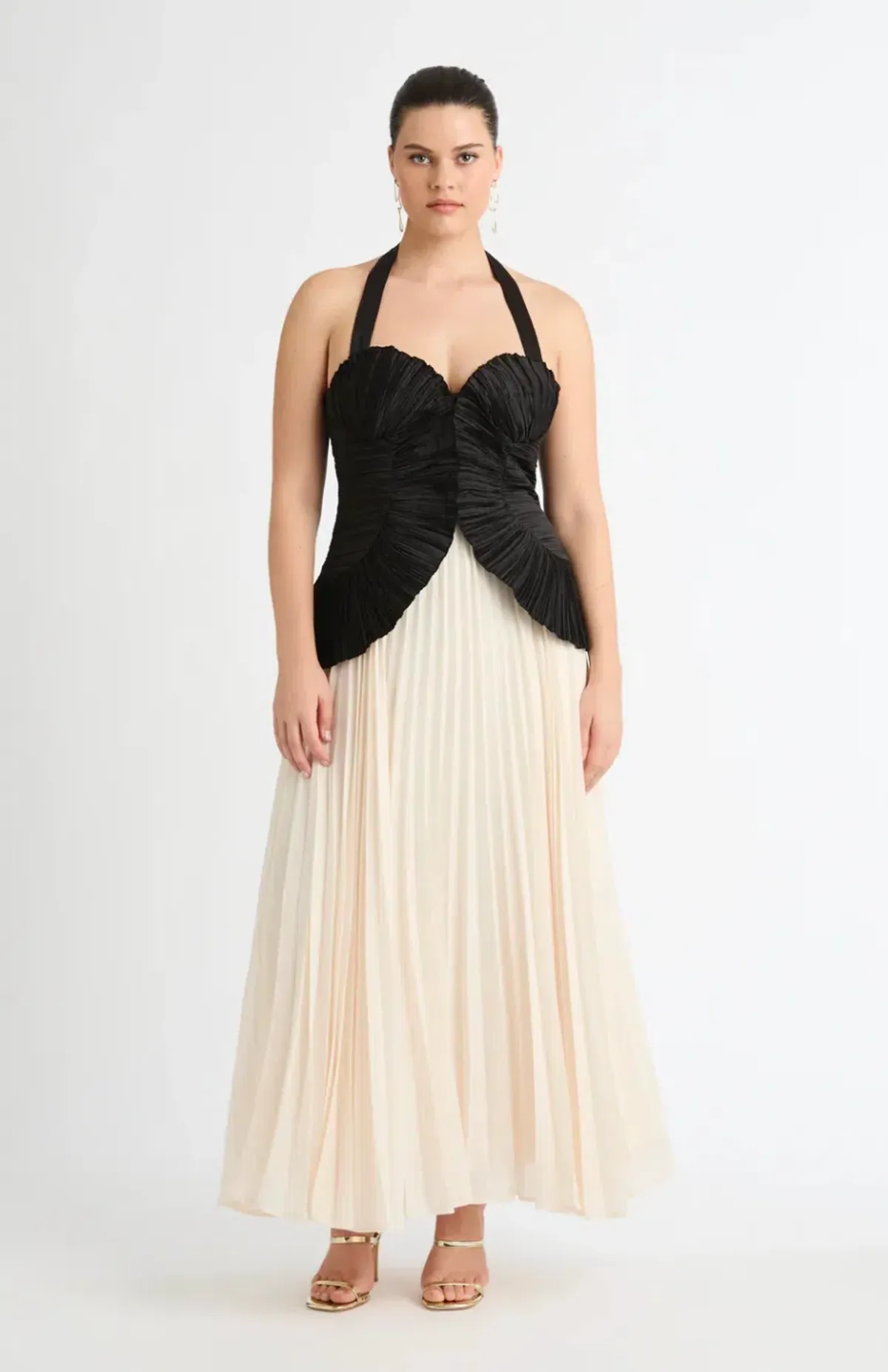 Sheike SORAYA MAXI DRESS Black & White size 10 - Image 1