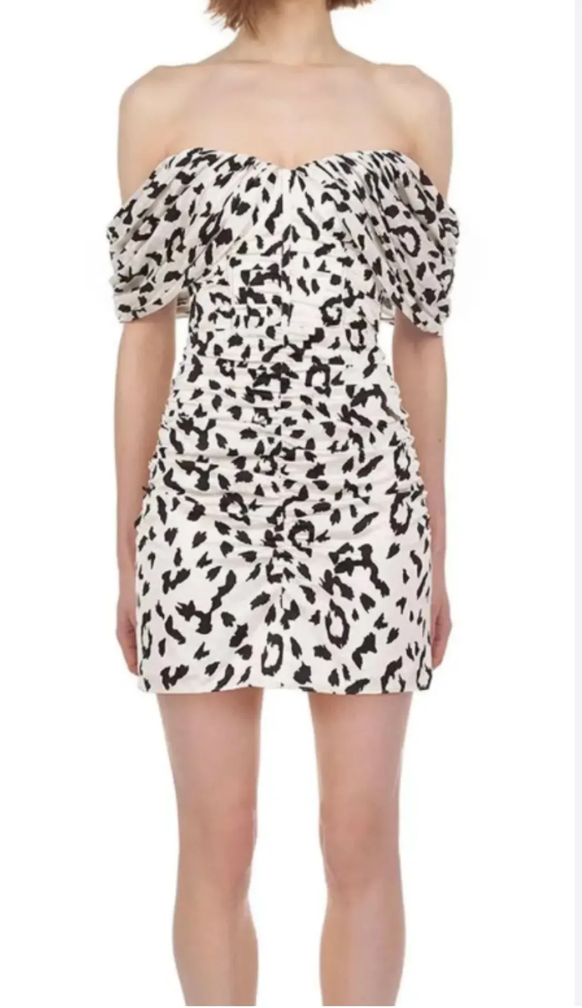 Self Portrait Leopard Dress Size 10 - Image 2