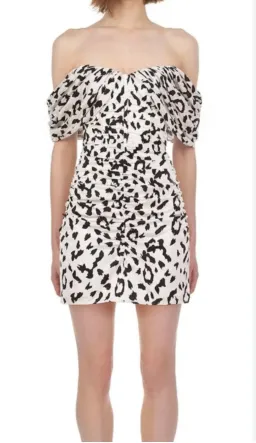 Self Portrait Leopard Dress Size 10 for rent on The Volte - image 2