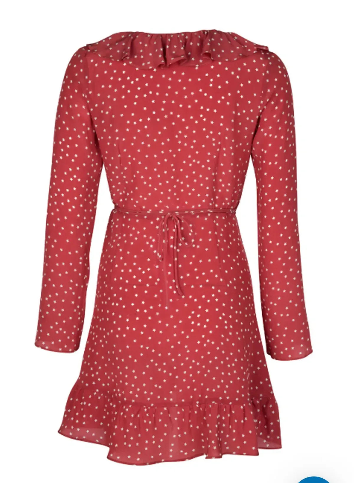 REALISATION PAR THE ALEXANDRA MINI DRESS RED STAR SIZE 10 - Image 3
