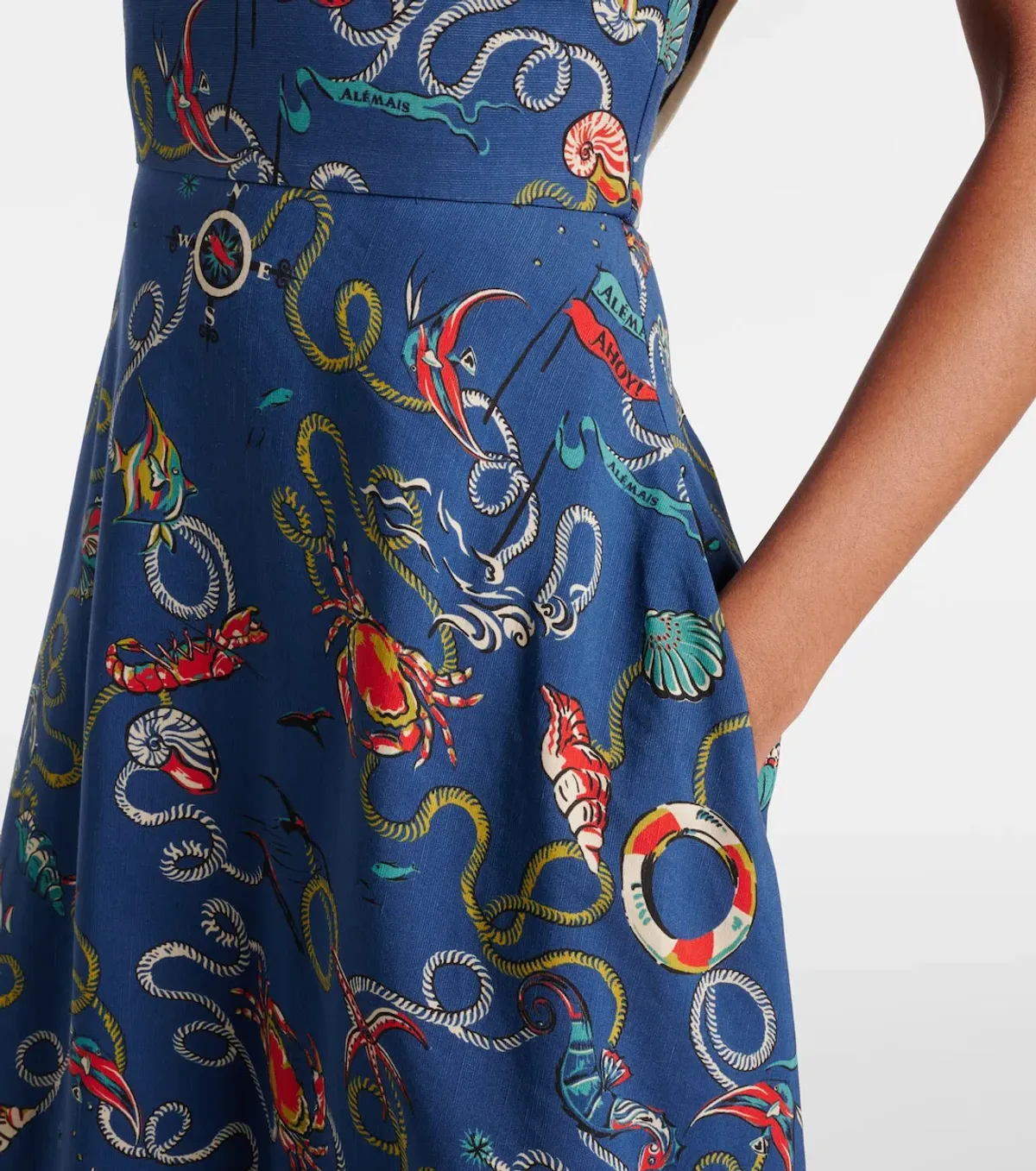 Alémais Cove printed halterneck maxi dress - Image 4