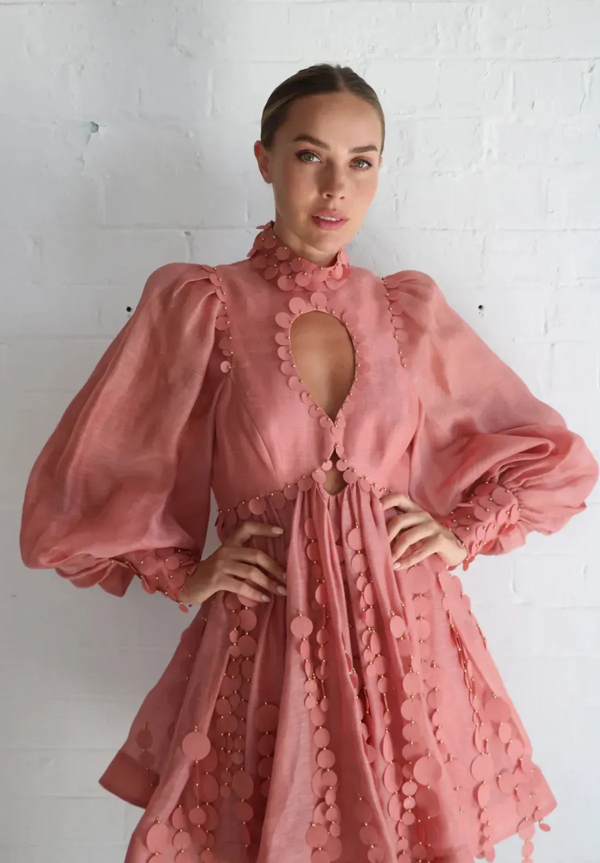 ~ ZIMMERMANN CONCERT DISC MINI DRESS SIZE 2/12 - Image 2