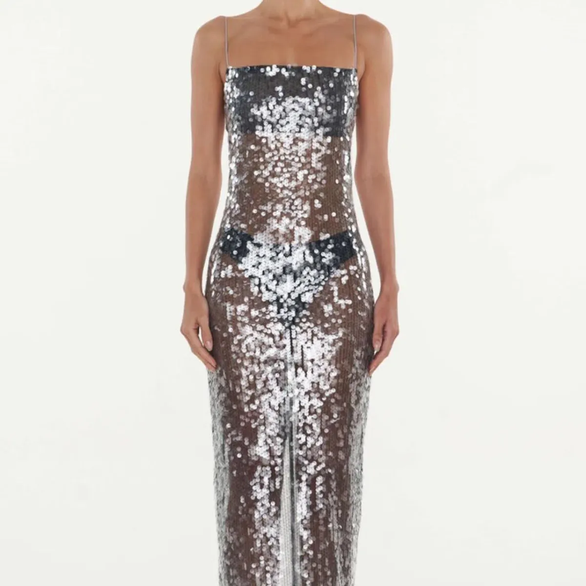 Mercury dress medium fits 6, 8 , silver beauty - Image 5