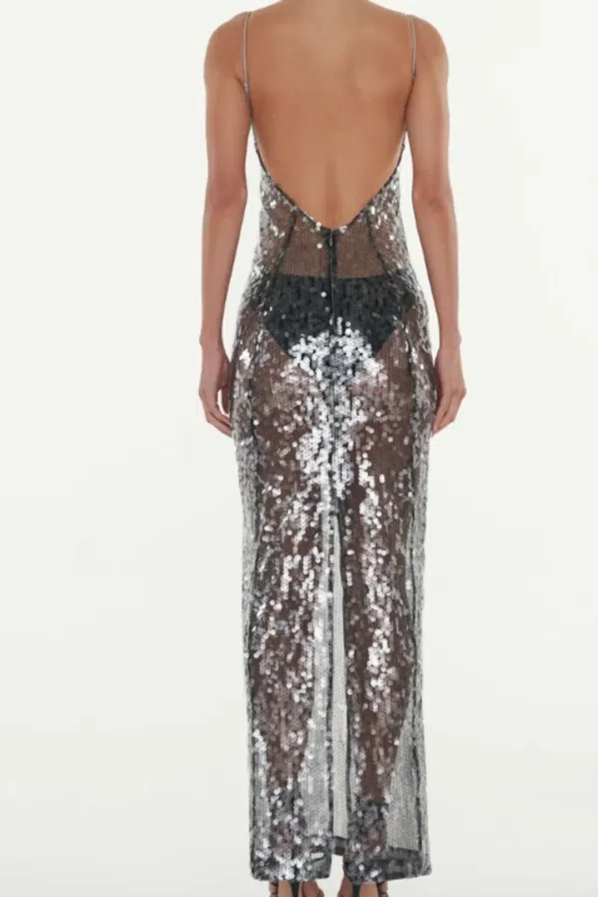 Mercury dress medium fits 6, 8 , silver beauty - Image 6