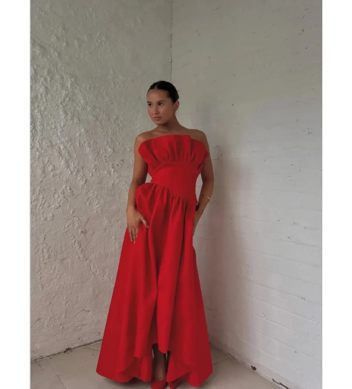 Elliatt Laurel Sleeveless Maxi Dress In Red Size XS/AU6 - Image 1