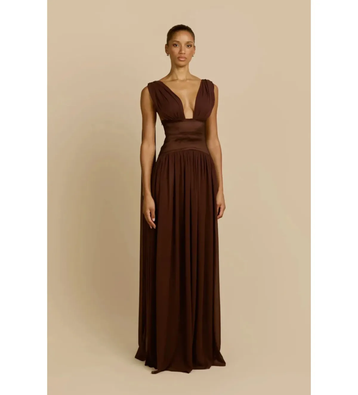 Arcina Ori Ramona Dress in Cacao Size XS/AU6 - Image 2