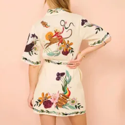 Alemais Meagan Mini Dress Multi Size 6 for rent on The Volte - image 3