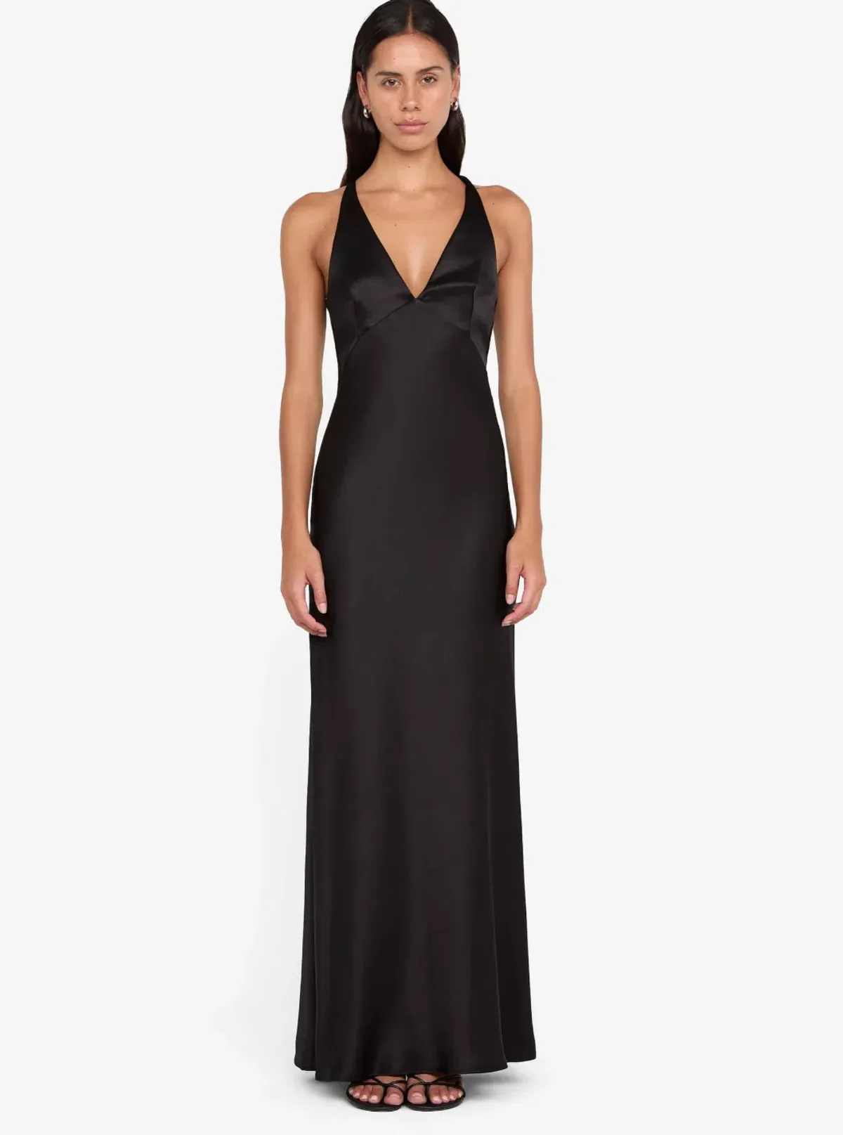 Dreamer V neck Dress Black - Image 1