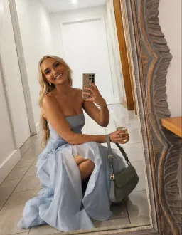 Aje Canyon Gown - Blue - Size 6 for rent on The Volte - image 5