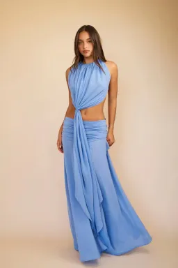 Koster Kulture Sola Maxi Set Cerulean Blue for rent on The Volte - image 4