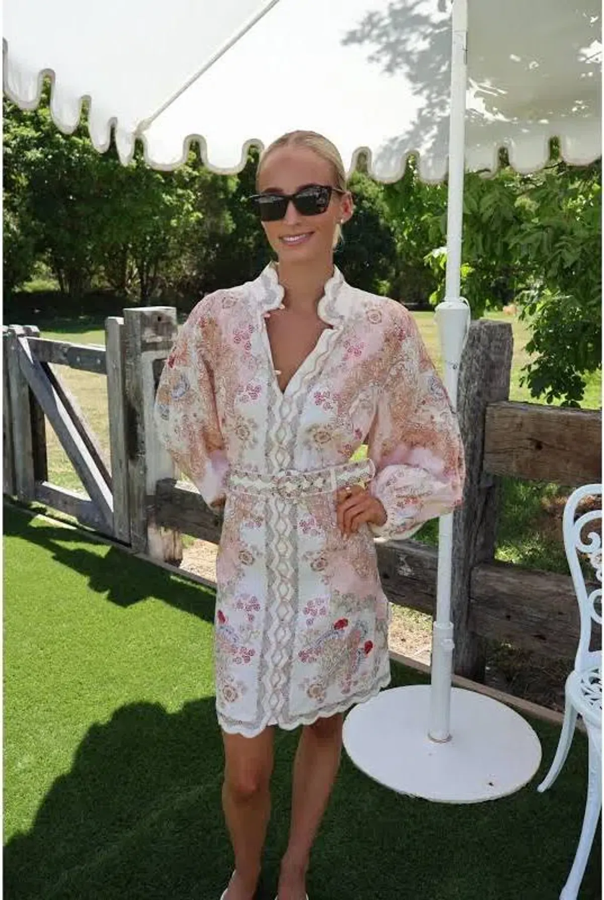 ZIMMERMANN DAYLIGHT MINI DRESS SIZE 4 - Image 5