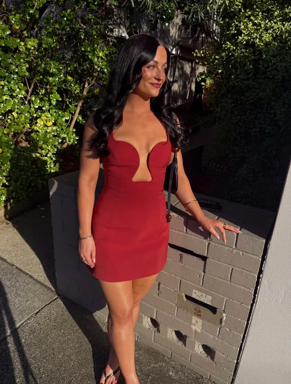 Kookai Alto low cut mini dress - Image 1