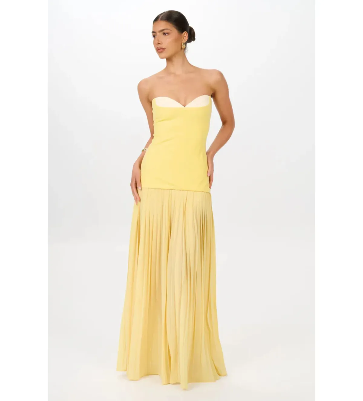 She is Olla Nicolette Dress in Canary Size M/AU10 - Image 1