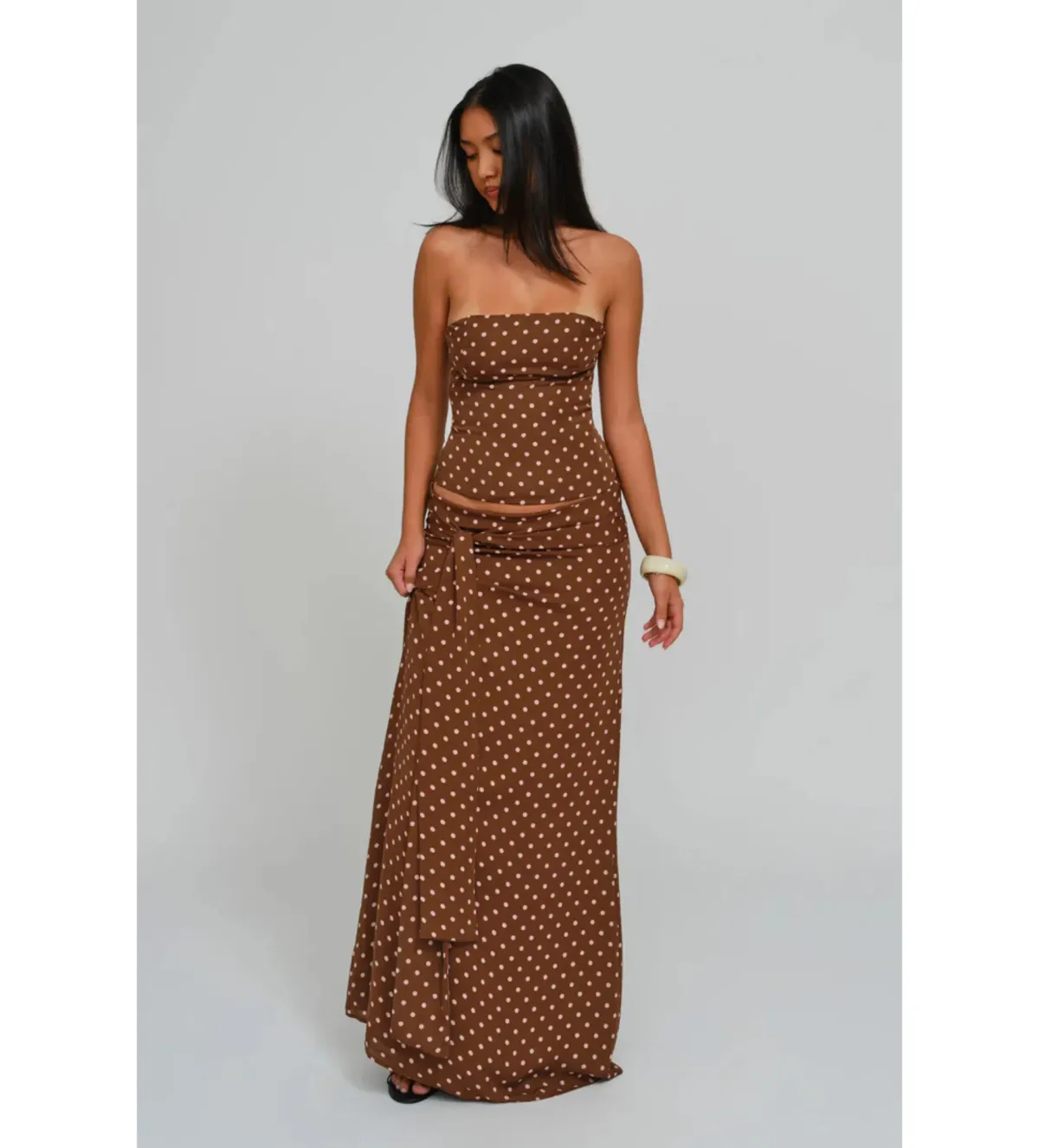 Dear Frankie Charlotte Set in Cocoa Size S/AU8 - Image 1