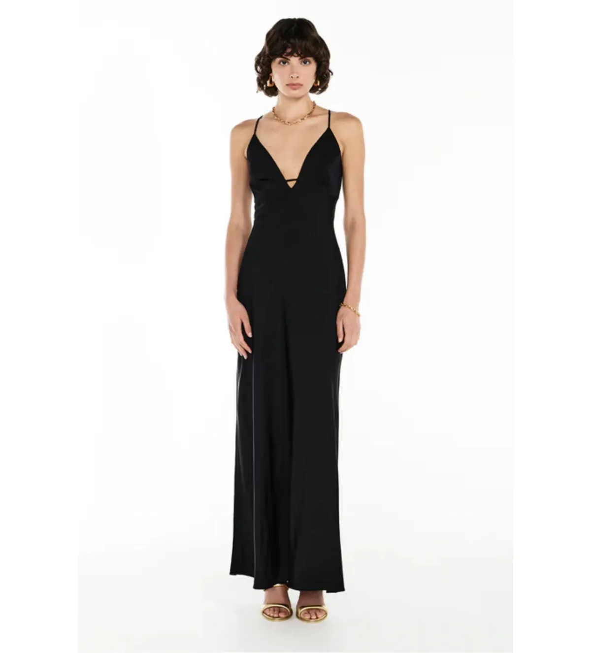 Manning Cartell Time To Shine Slip Dress in Black Size AU8 - Image 1