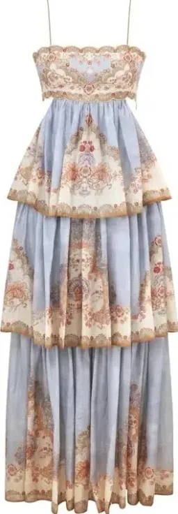 ZIMMERMANN DAYLIGHT TIERED MAXI DRESS SIZE 4 for rent on The Volte - image 3