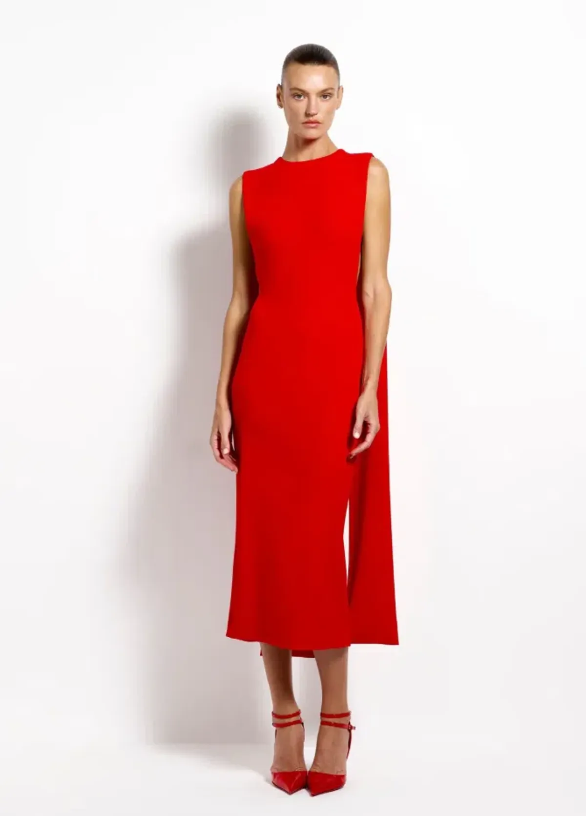 Effie Kats Kaya Midi - Cherry Red Size M - Image 1