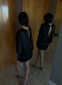 Rachel Gilbert Florida Mini Dress in black AU 10 for rent on The Volte - image 2