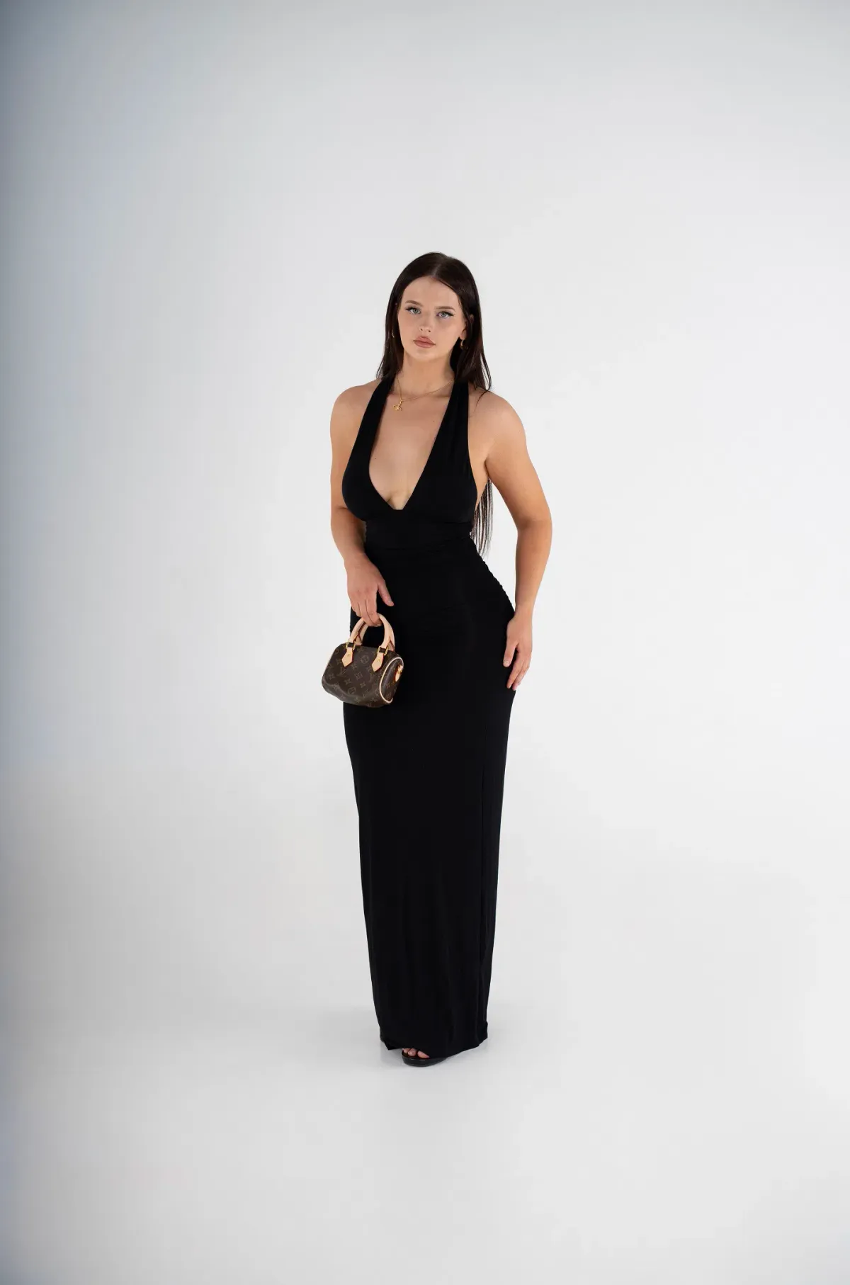 Kookai Leni Maxi Dress Black - Image 2