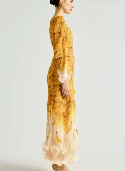 Antipodean Bathers Fluted Maxi Dress Size 10 for rent on The Volte - image 2