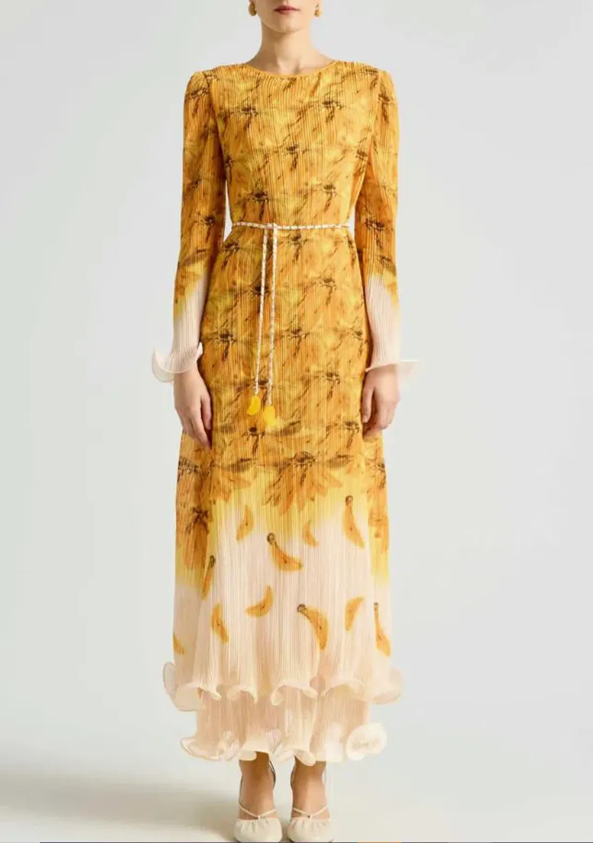 Antipodean Bathers Fluted Maxi Dress Size 10 - Image 1