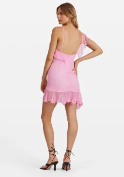 Kim Shui Baby Pink Chiffon Mini Size XS / AU 6 for rent on The Volte - image 2