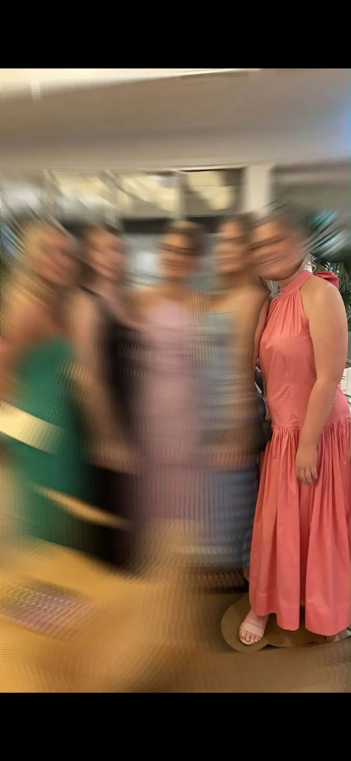 Sheike Imogen Maxi Dress Guava Size 10 - Image 4