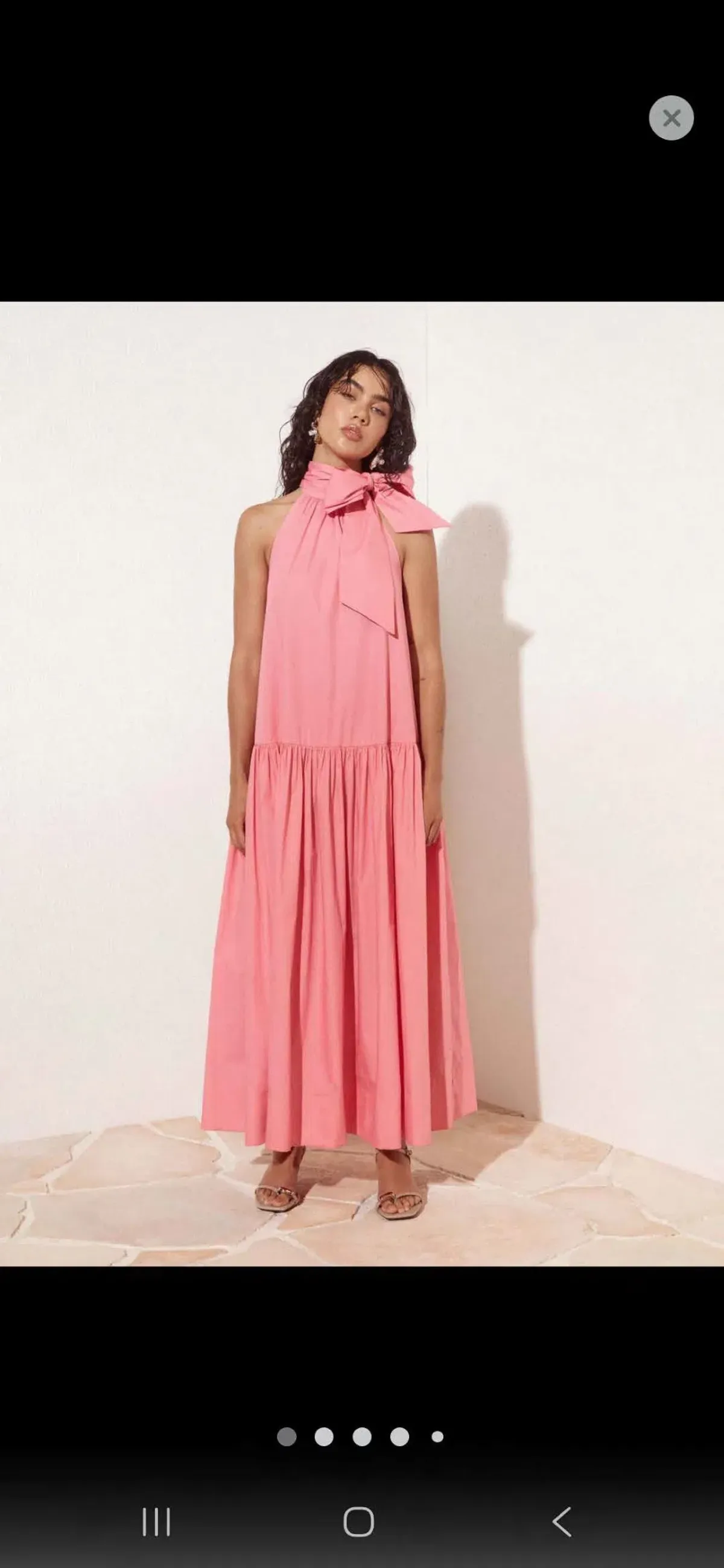 Sheike Imogen Maxi Dress Guava Size 10 - Image 1