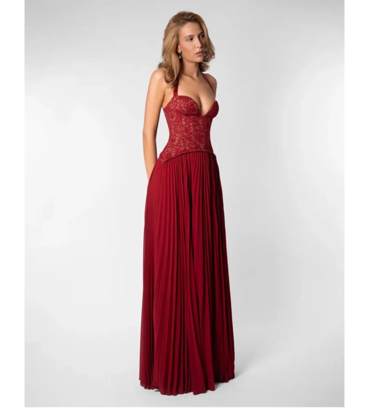 Fenity Gaia Dress in Red Size S - Image 3
